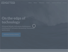 Tablet Screenshot of edgeteq.com
